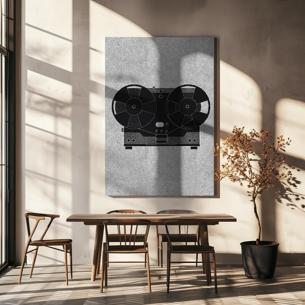 Reel To Reel Tape Recorder | Canvas