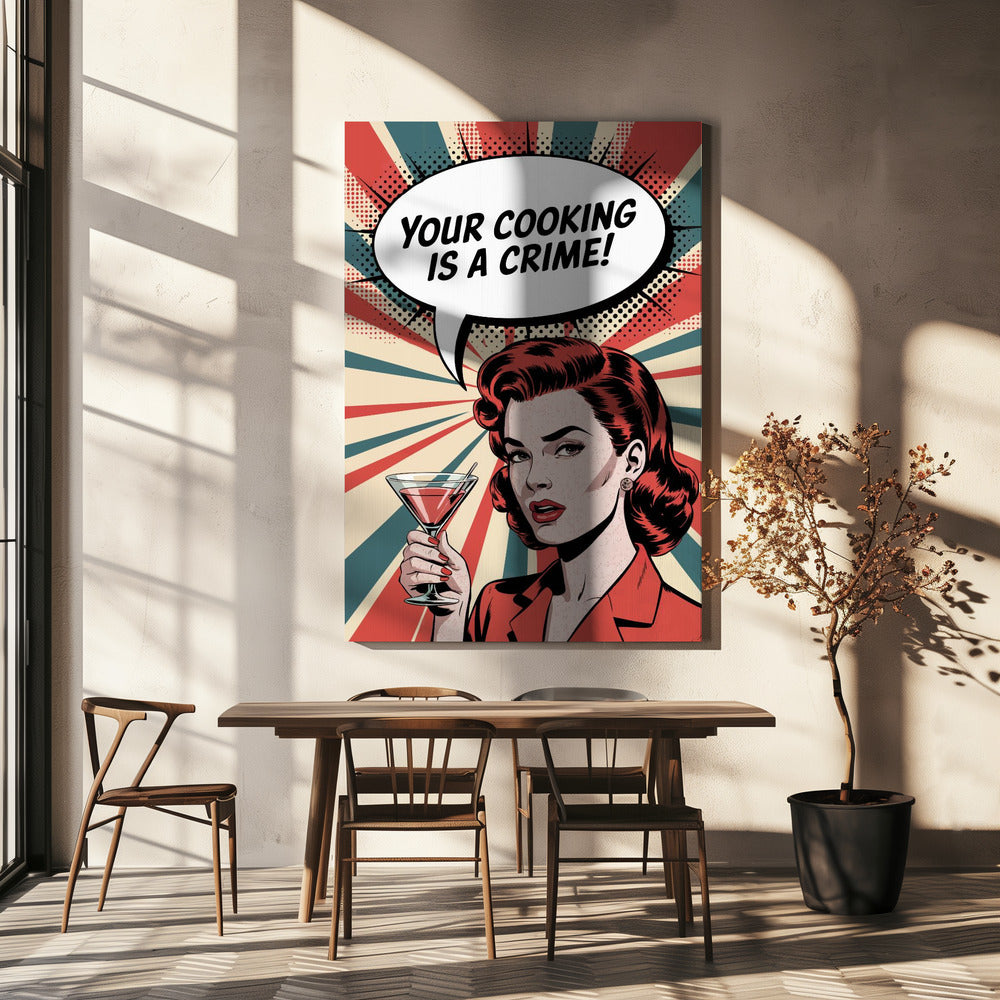 Retro Culinary Roast | Canvas