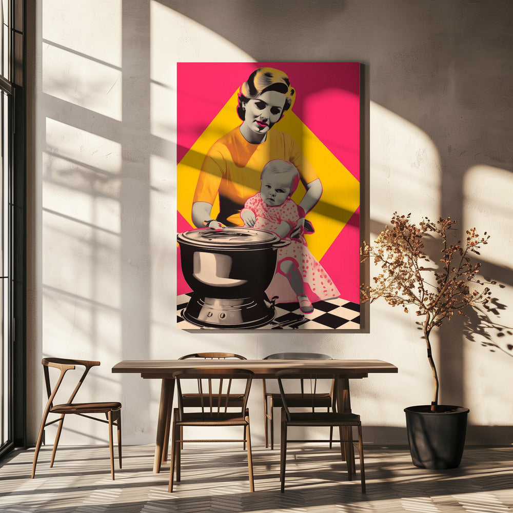 Surrealistisk mamma | Canvastavla
