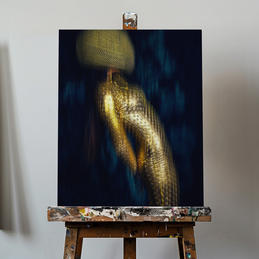 Glitrende silhuet | Lærredsbilleder