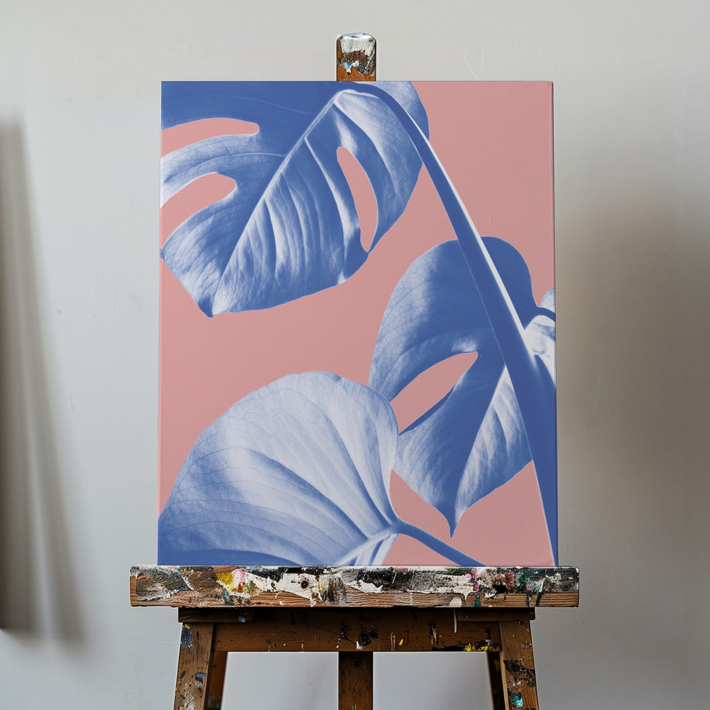 Monstera Purple 05 | Canvastaulut