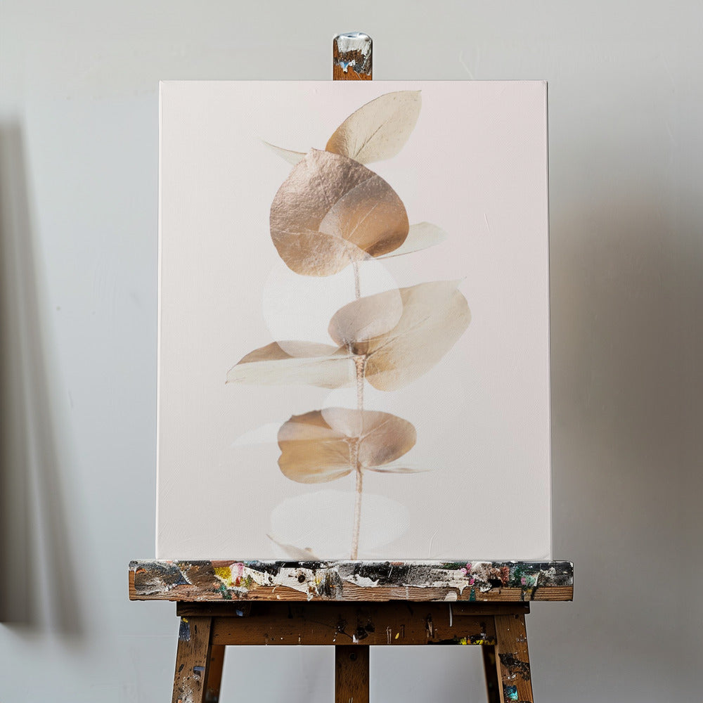 Eukalyptus Kreativ Guld 04 | Canvas
