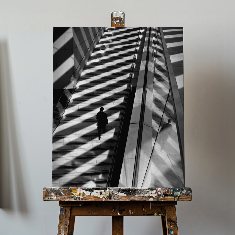 Vandrande ljus och skuggor | Canvas