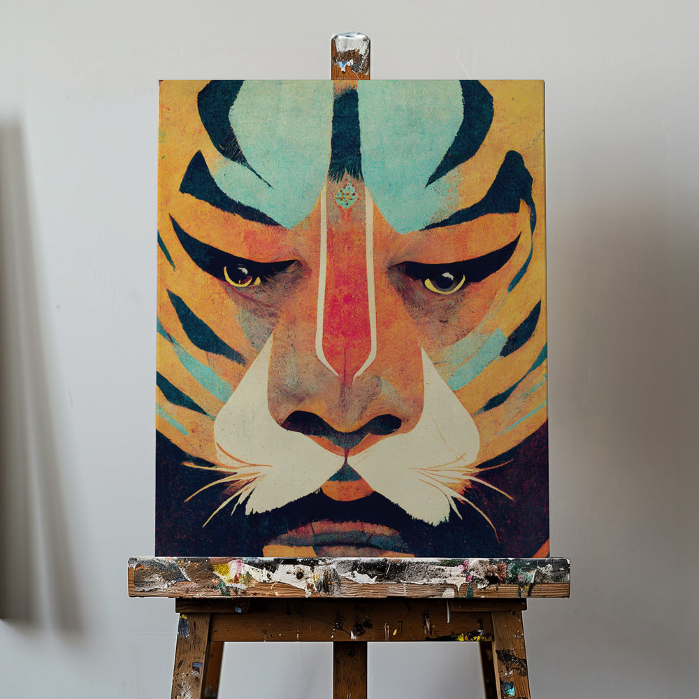 Tigre fort | Tableaux sur Toile