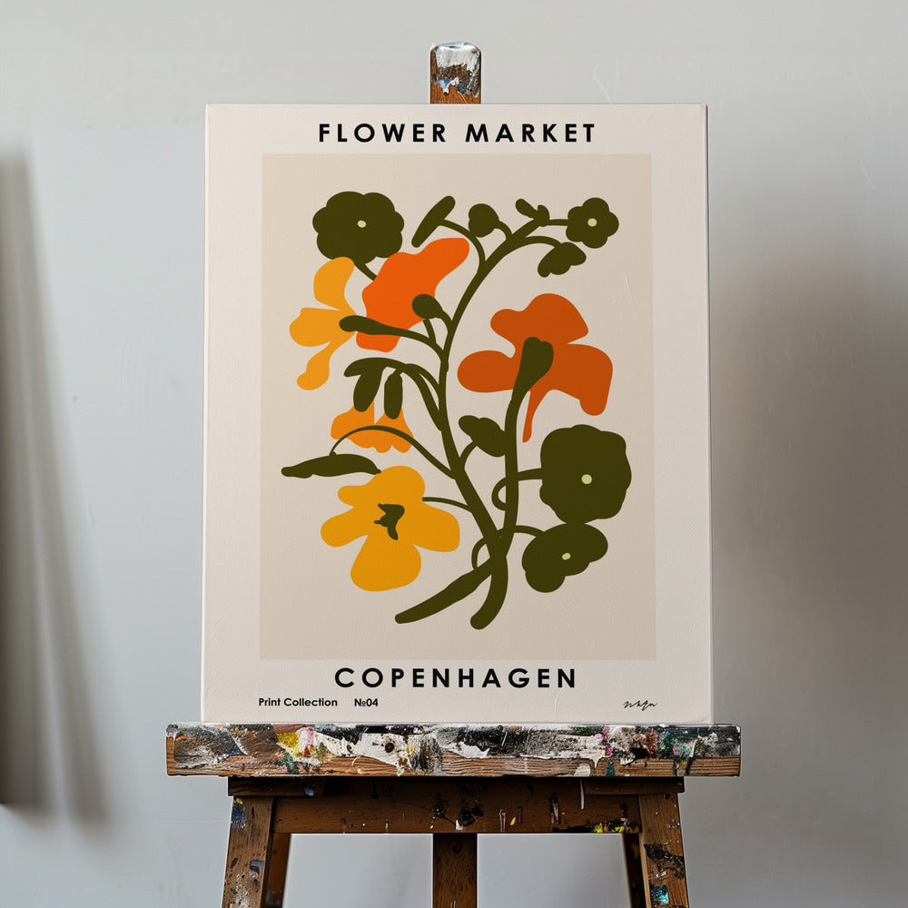 Mercado de las Flores. Copenhague | Impresiones en Lienzo