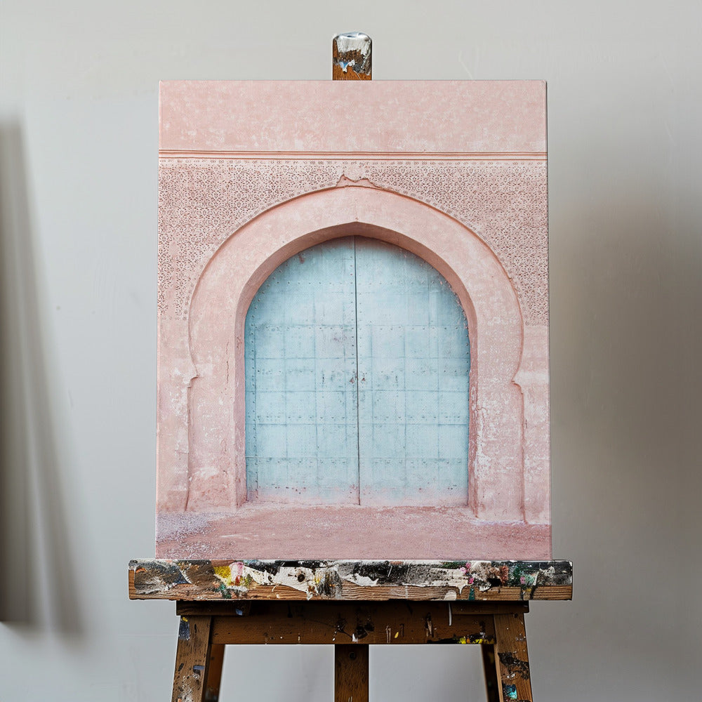 Porta turchese | Stampe su Tela