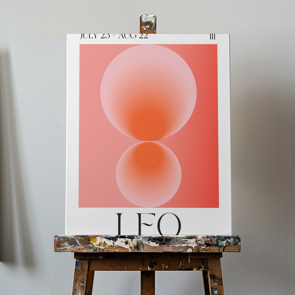 Resplandor celestial de Leo | Impresiones en Lienzo