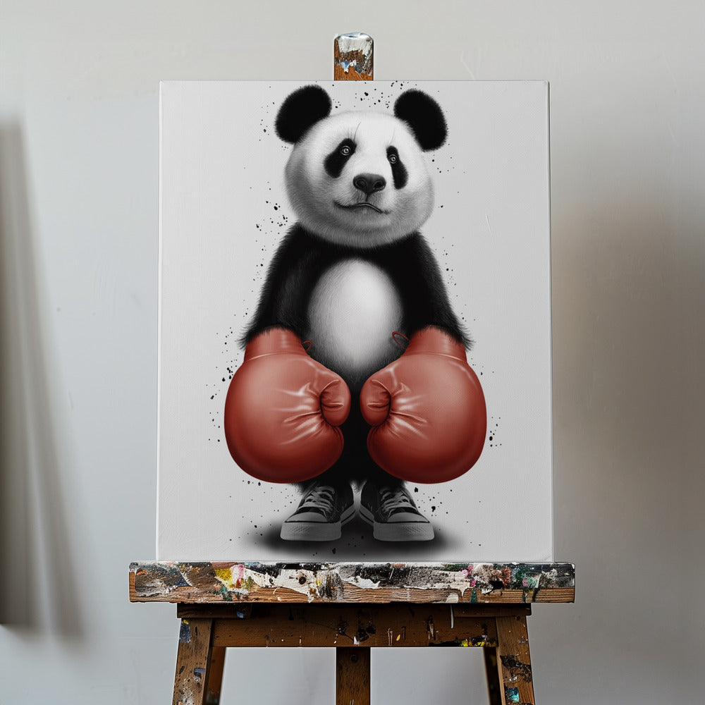 PANDA-BOXER | Leinwand-Bilder