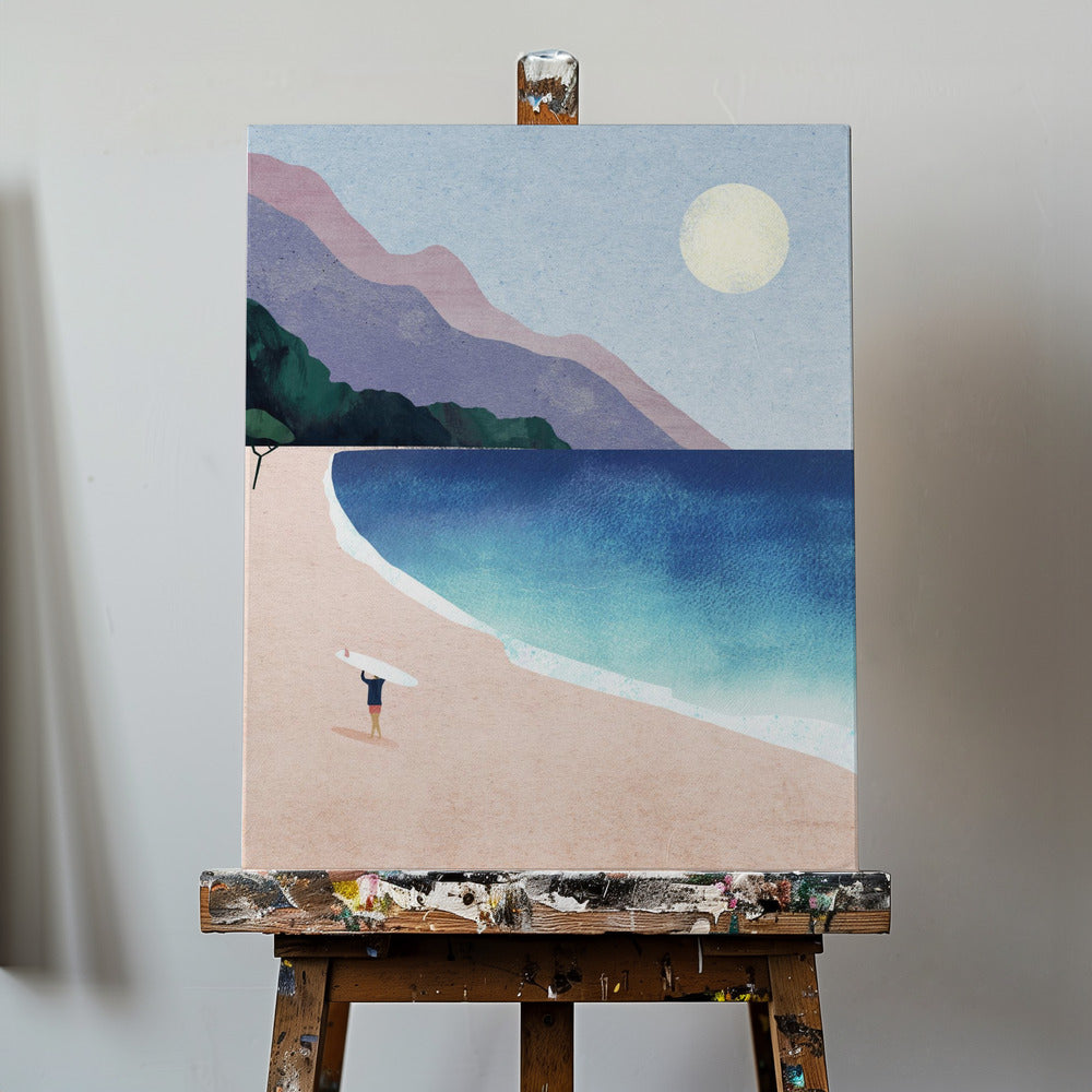 Surfstrand | Lærredsbilleder
