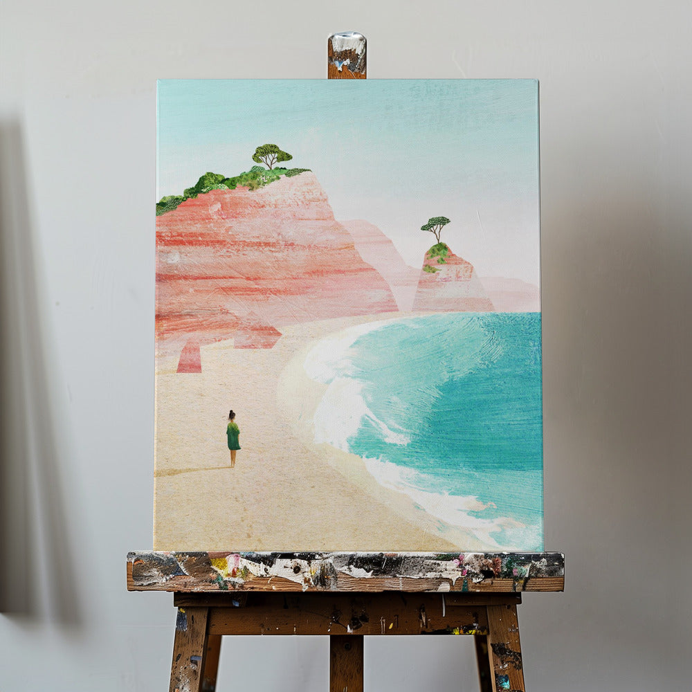 Fille de la plage IV | Tableaux sur Toile