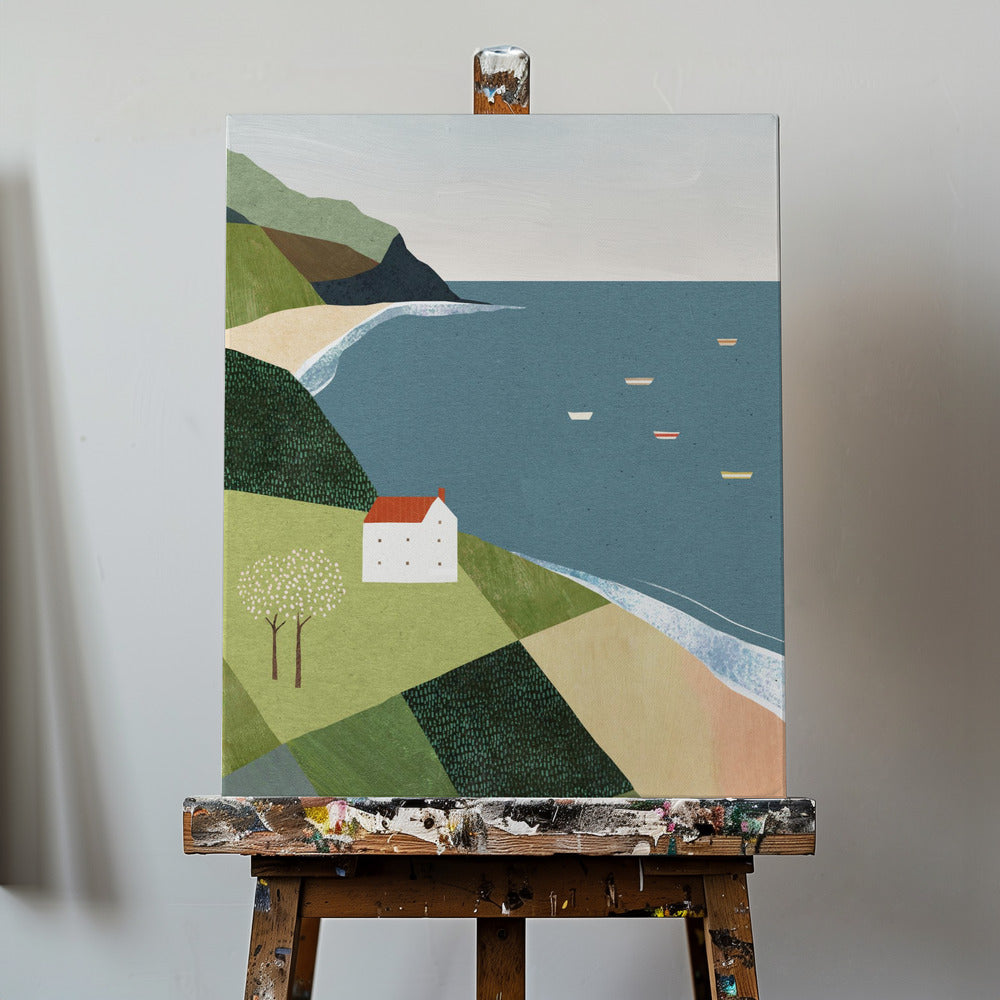 House on the Cliff | Canvas