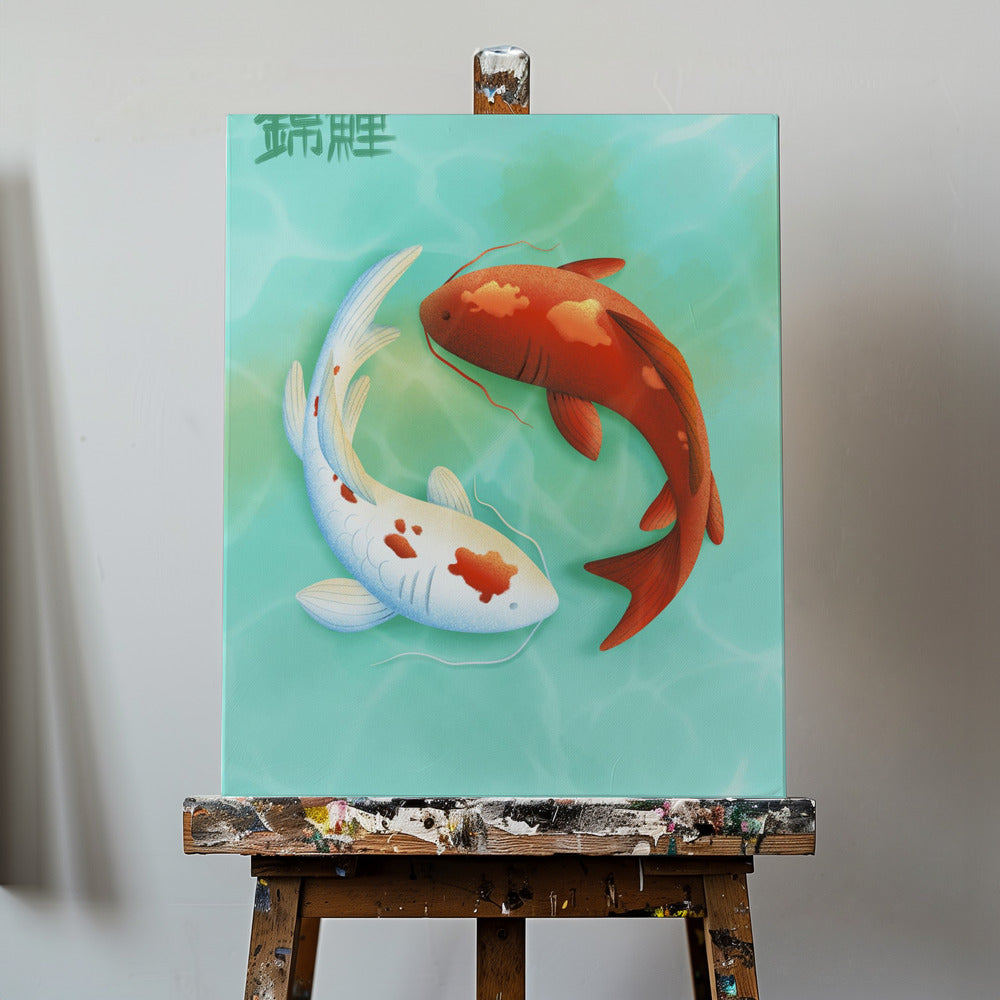 Koi Love | Canvas
