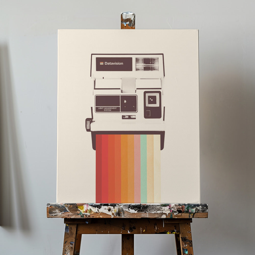 Instant Camera Rainbow | Canvas