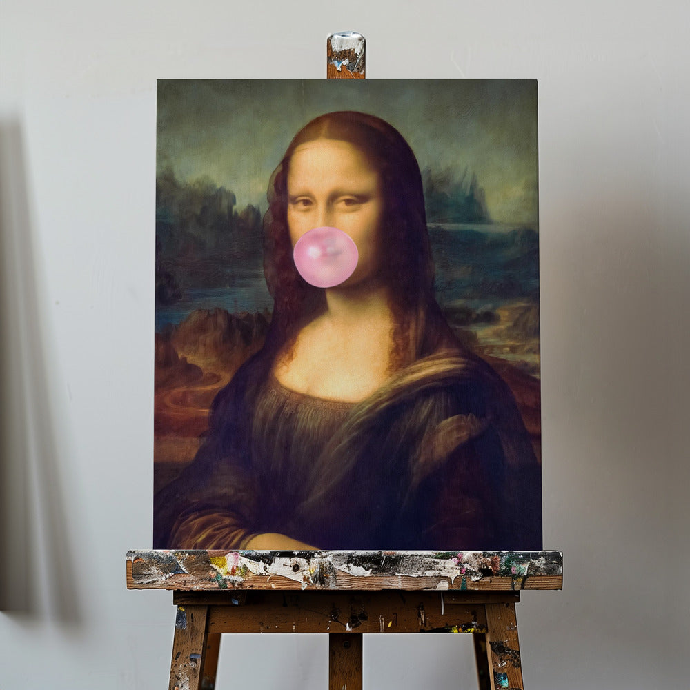 Mona Lisa Bubbelgum | Canvas