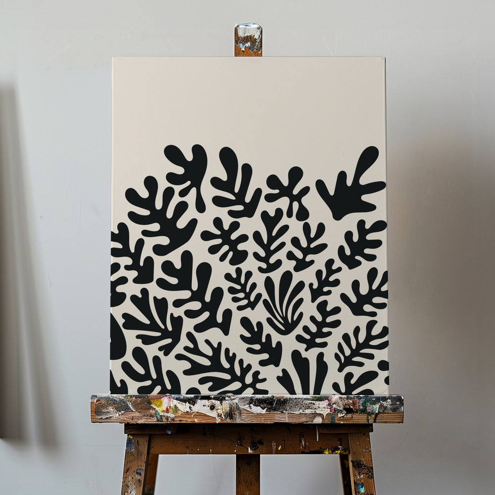 Kolekcja czarnych alg Henri Matisse'a #2 | Wydruki na łótnie