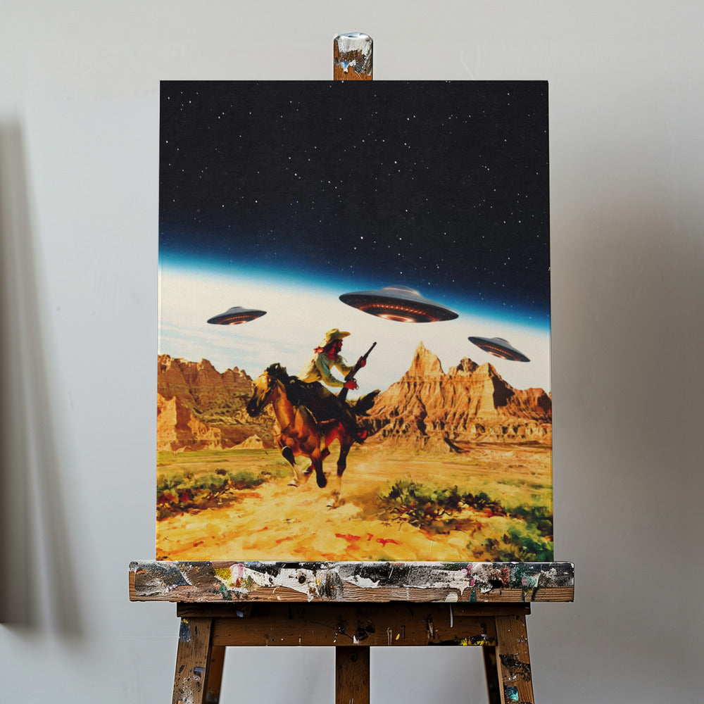 UFO Space Chase | Canvas