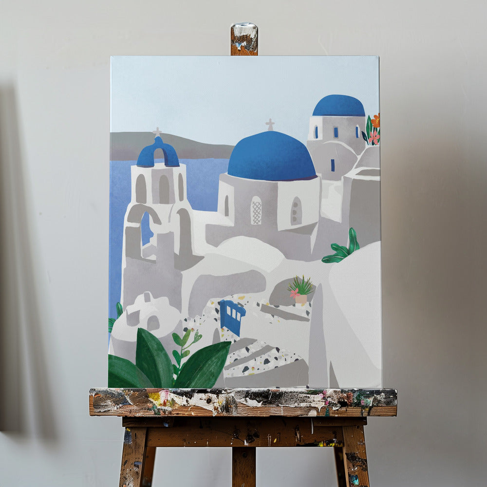 Isla de Santorini | Impresiones en Lienzo