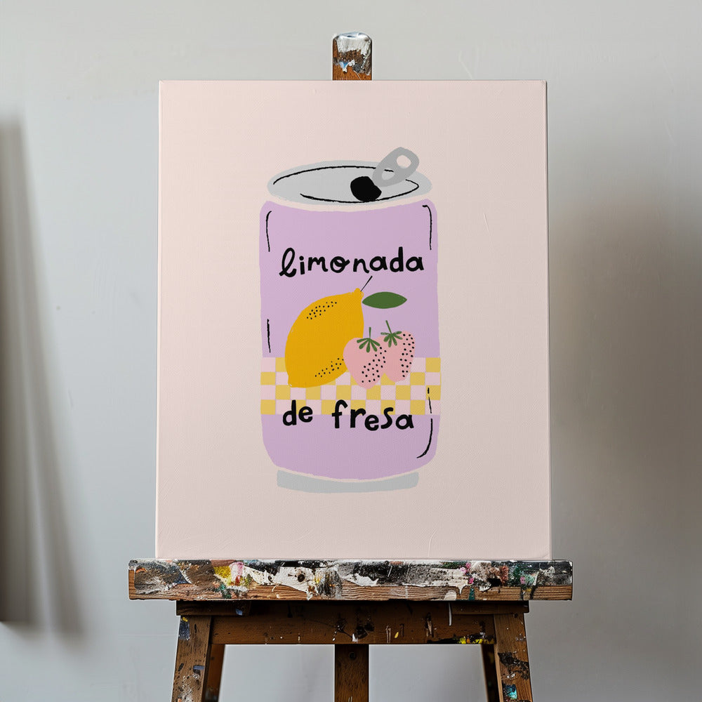 Limonata alla fragola | Stampe su Tela