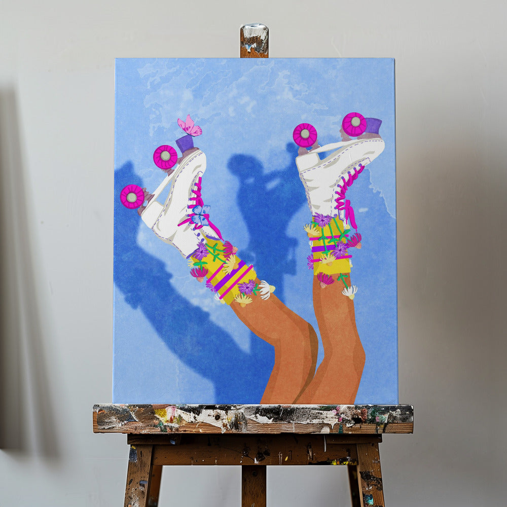Skateboard som en tjej | Canvas