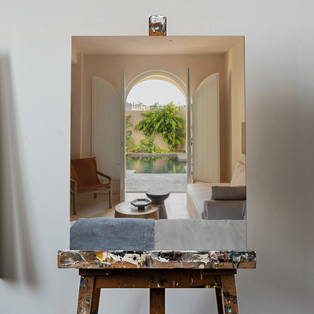 Piscine privée | Tableaux sur Toile
