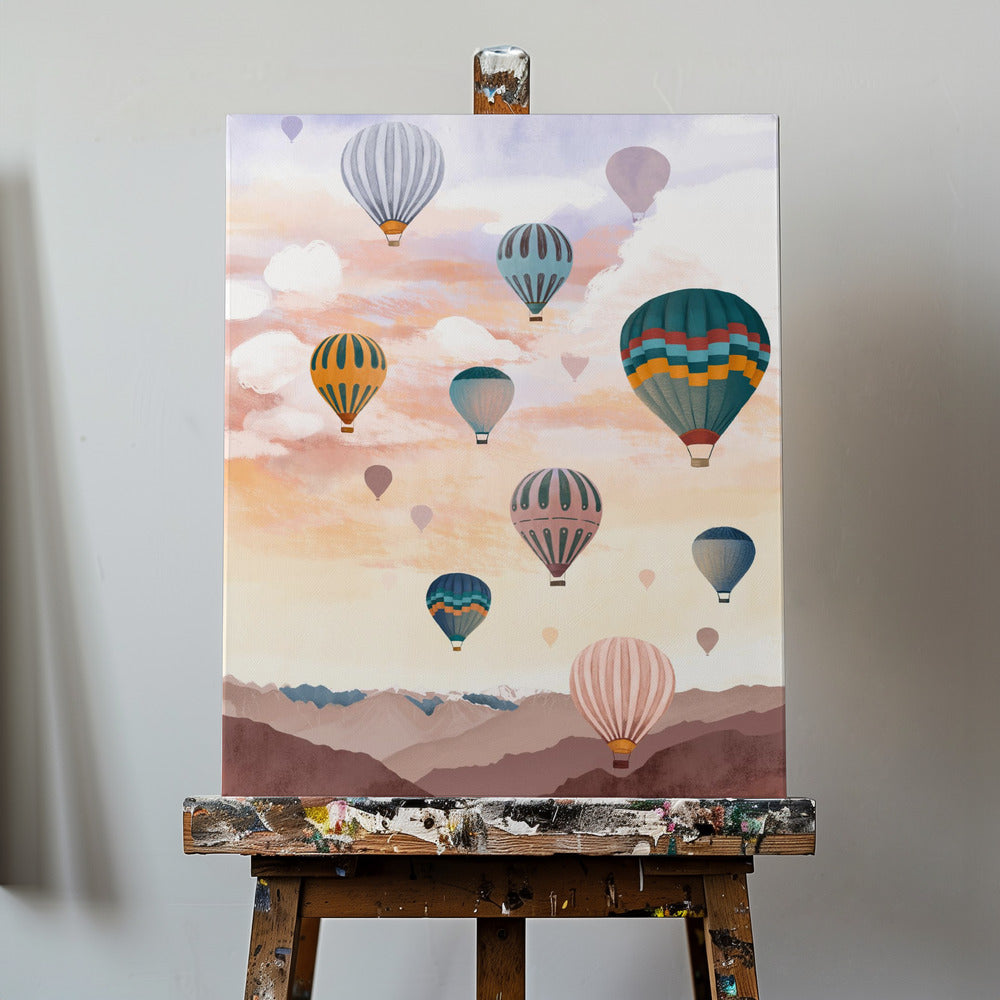 Luftballonghimmel | Canvas
