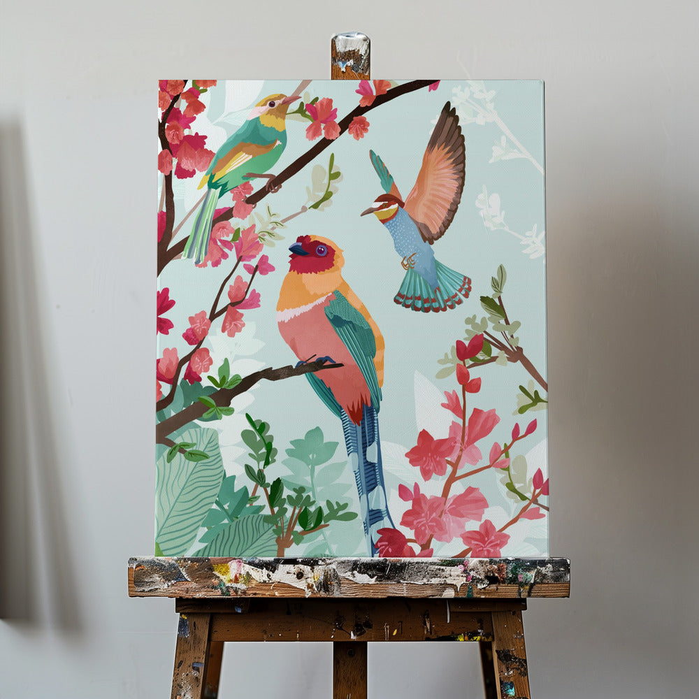 Birds of Summer | Canvas