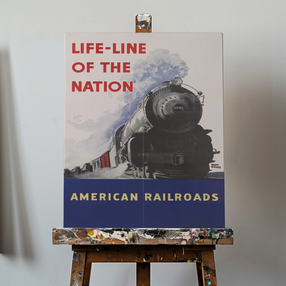 Ferrovie americane: la linfa vitale della nazione | Stampe su Tela
