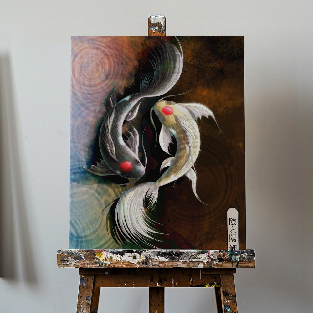 Koi oscuro | Impresiones en Lienzo