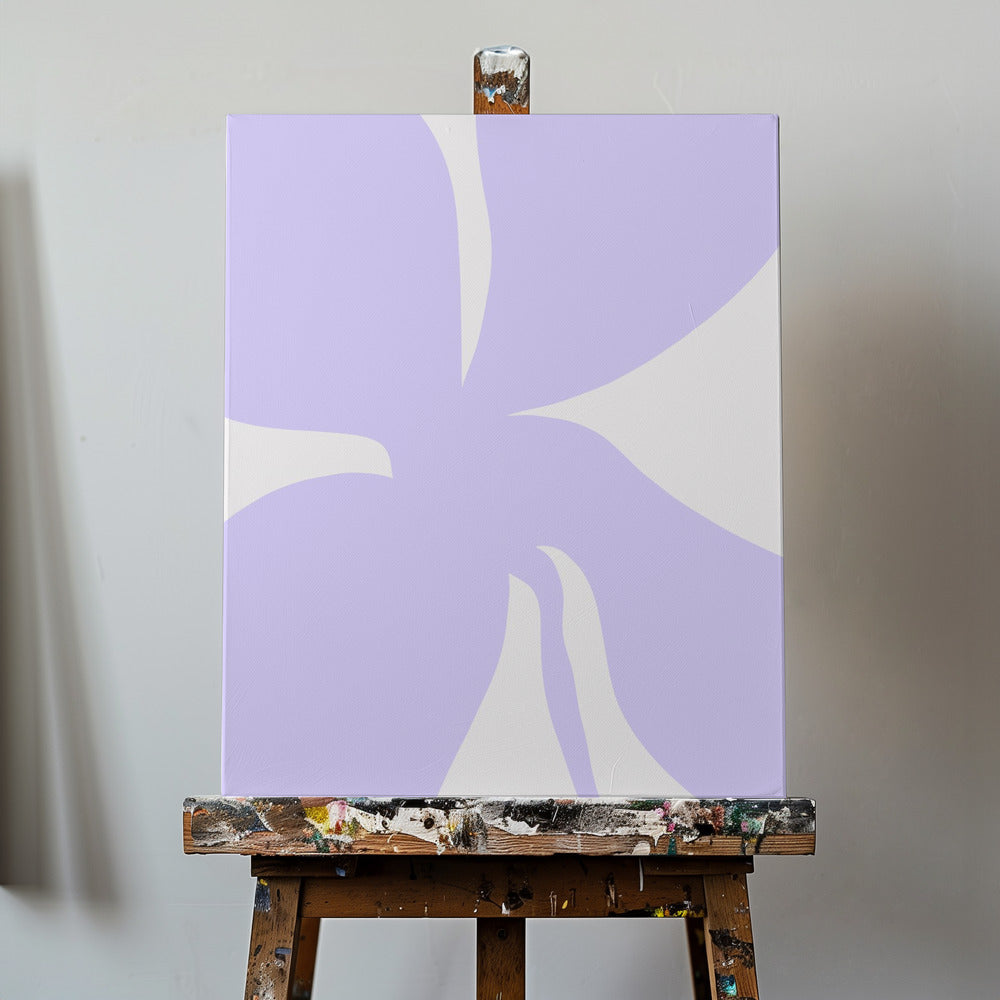 Lavender Bloom Twist | Canvas