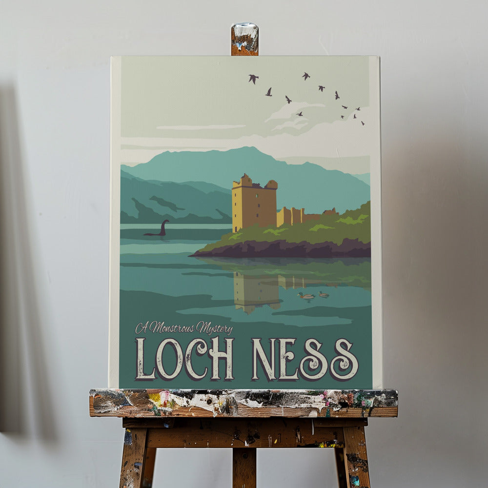 Impresión de viaje al lago Ness | Impresiones en Lienzo
