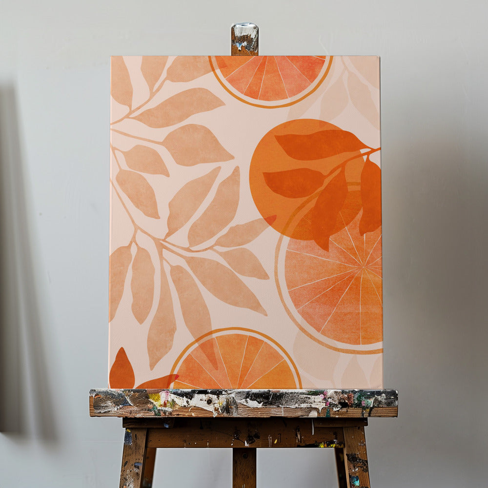 Citruskollage 4x5 | Canvastavla
