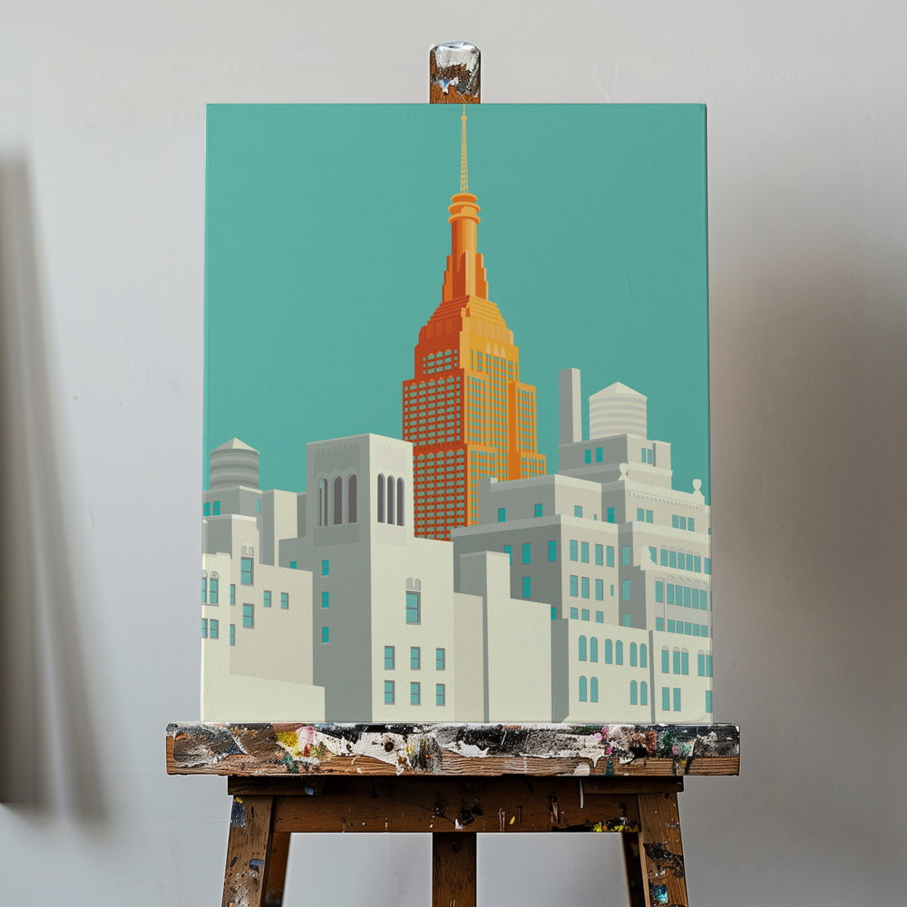 Vue de New York depuis la High Line | Tableaux sur Toile