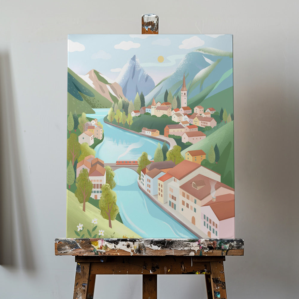 Alpes suisses | Tableaux sur Toile