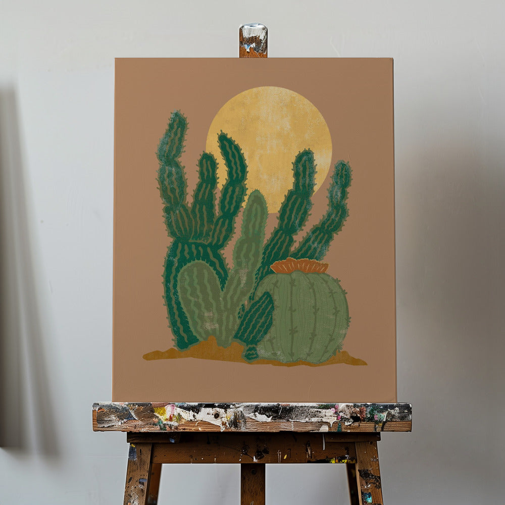 Modern Americana-kaktus | Canvas