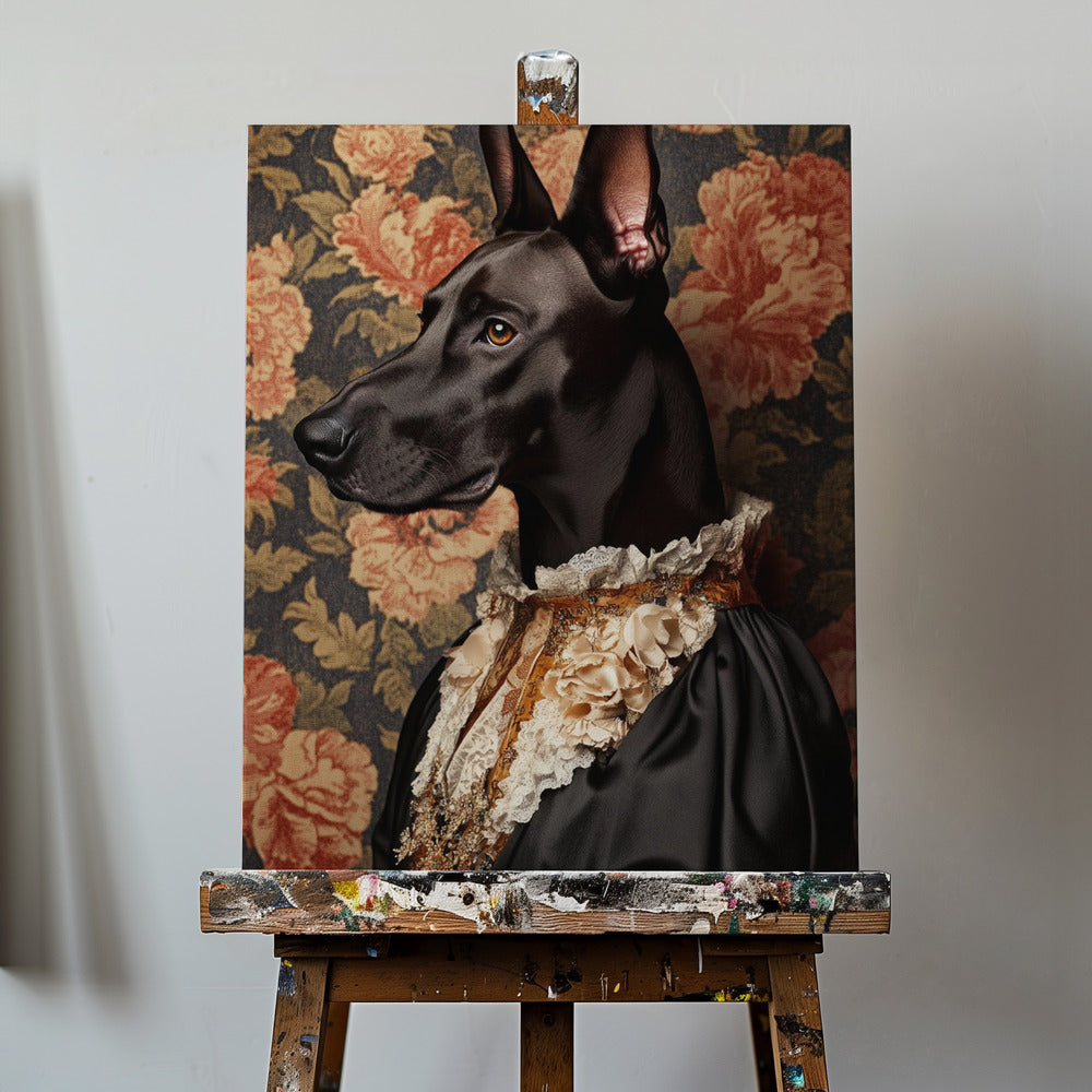 The Elegant Great Dane | Canvas
