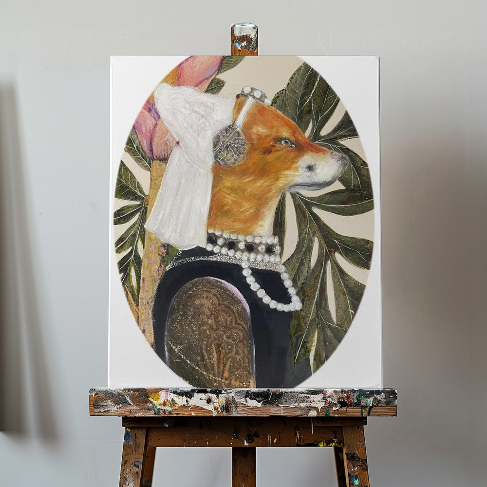 Fox Dressed In Renaissance Attire | Canvas
