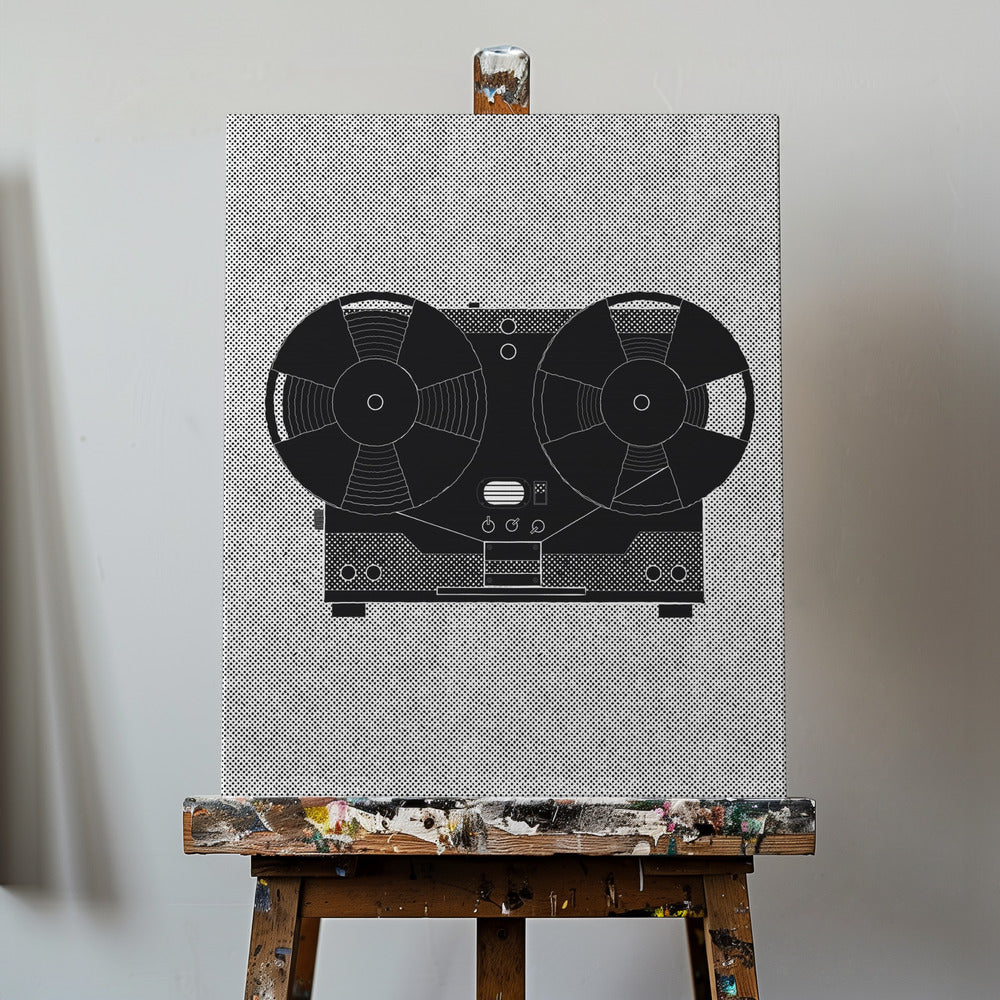 Reel To Reel Tape Recorder | Canvas