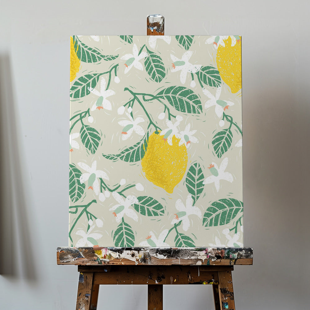 Citronträdblommor | Canvastavla