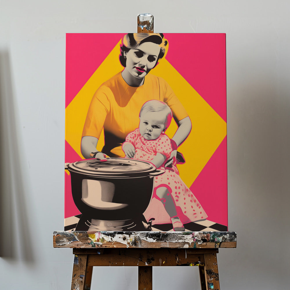 Surrealistisk mamma | Canvastavla