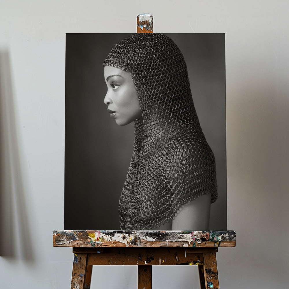 Lady Chainmail | Stampe su Tela
