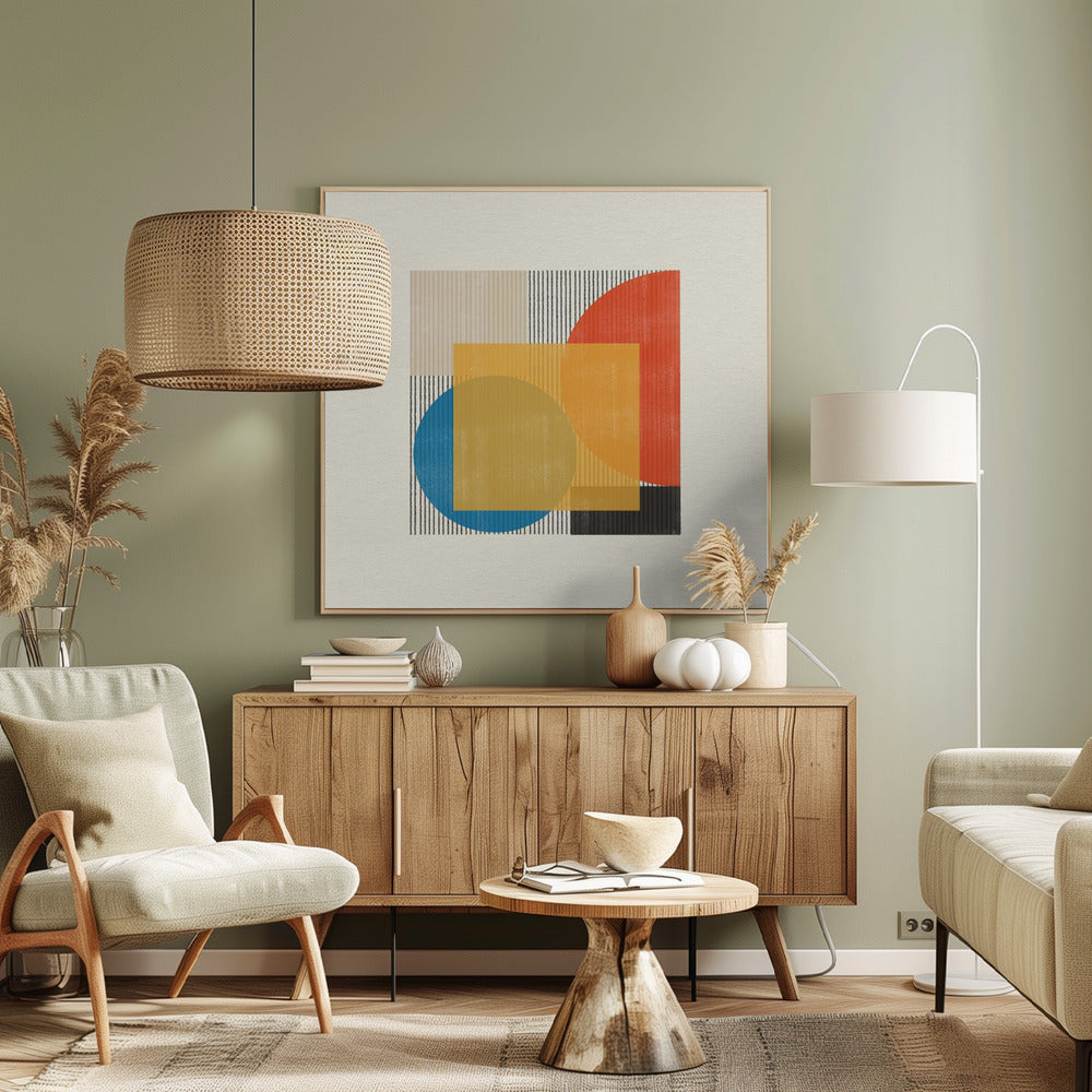 Mid-century Modern Objekt Nr 2 | Canvas