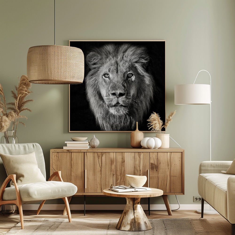 Portrait de lion-Panthera Leo | Tableaux sur Toile