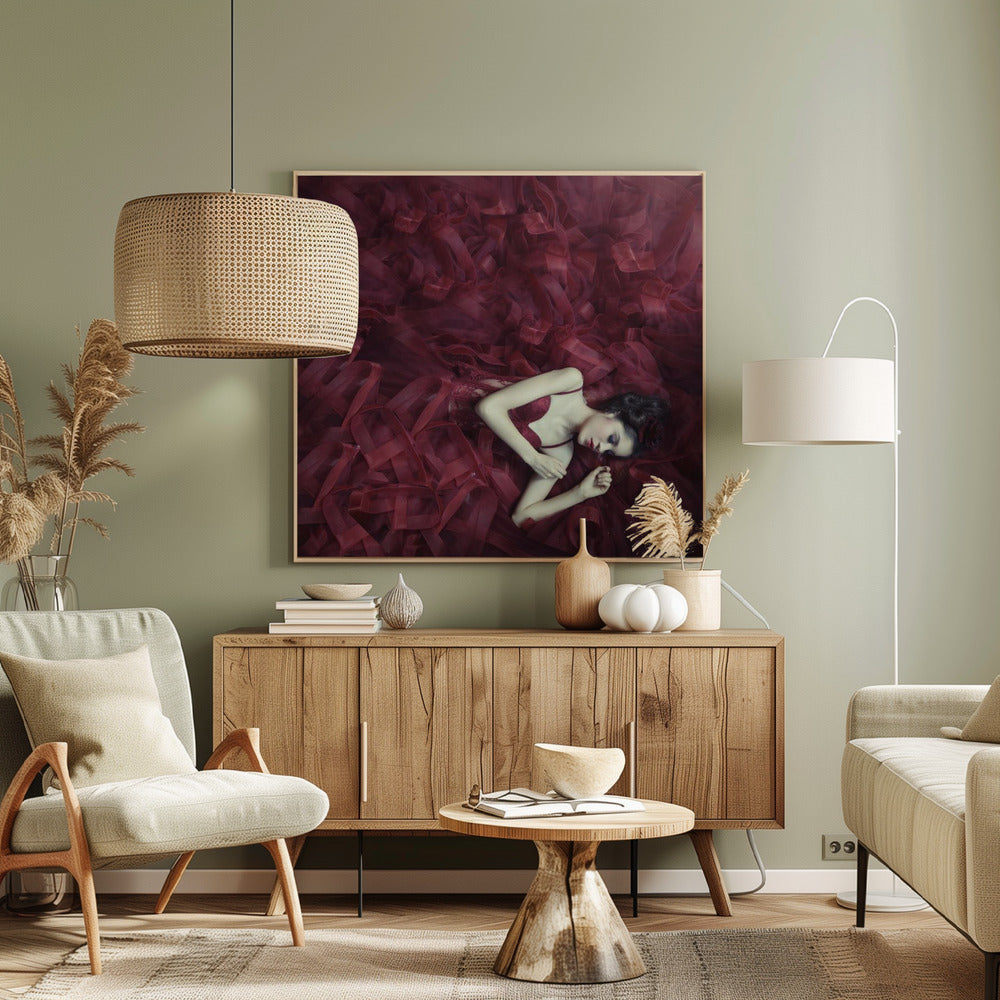 Rode bloesem | Canvasprints