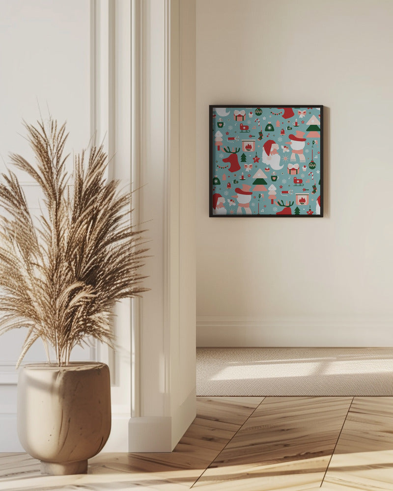 Festive Christmas Pattern | Poster