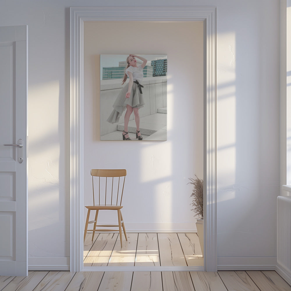 Kattotyylinen tunnelma. Canvastaulut