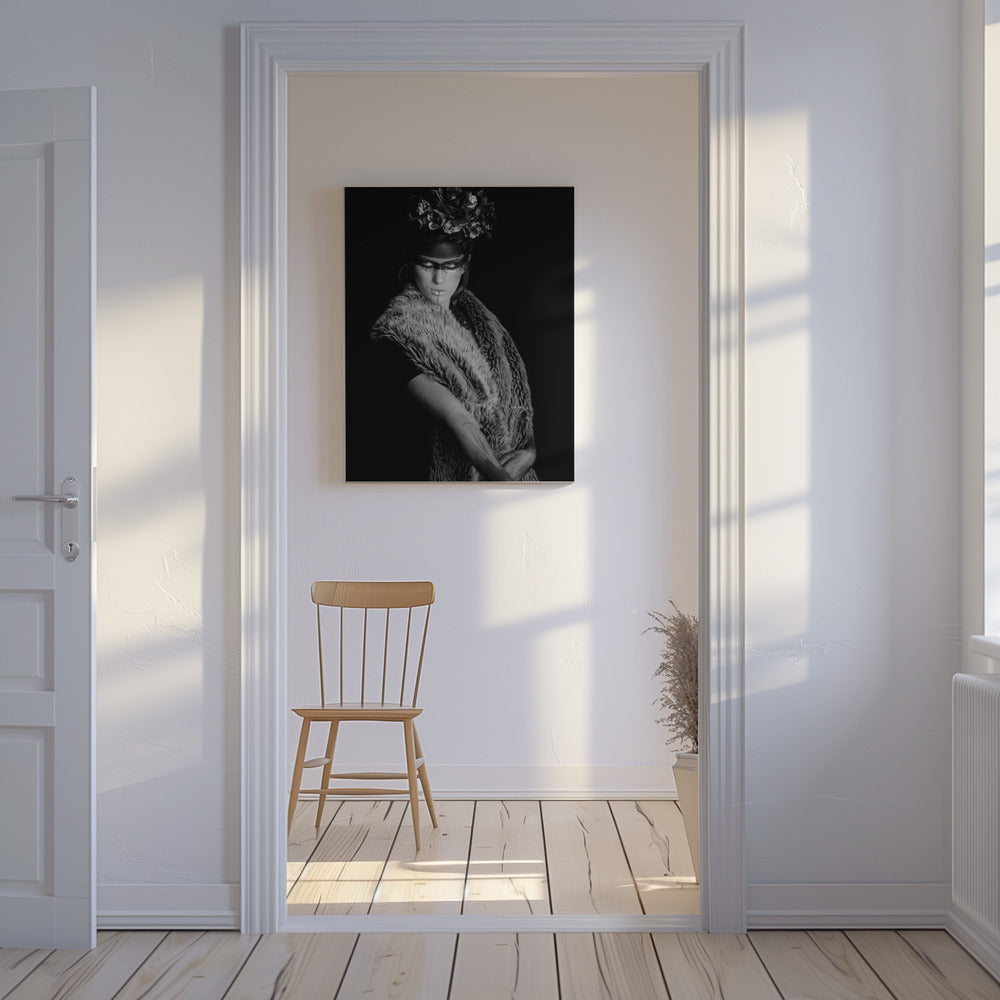 Portrait in Schwarzweiß | Leinwand-Bilder