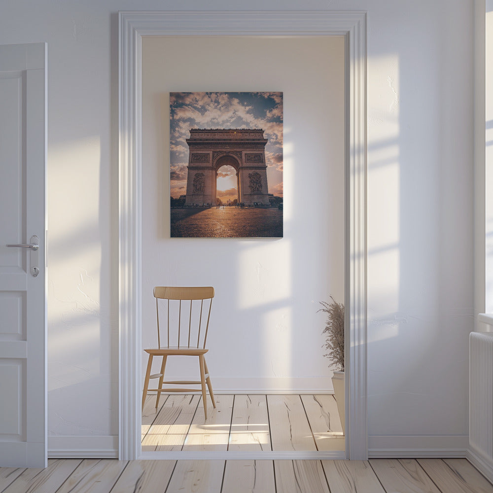 Goldener Bogen von Paris | Leinwand-Bilder