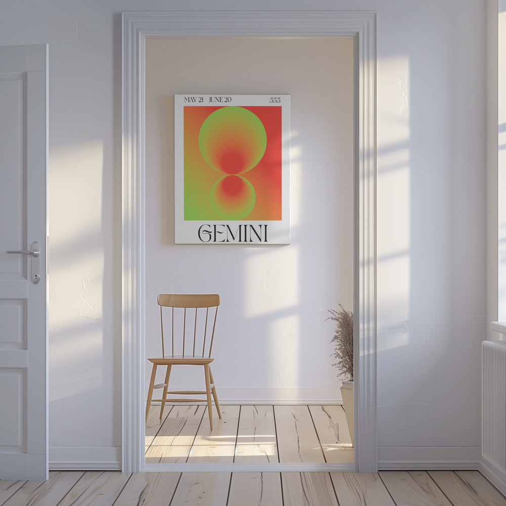 Dubbel harmonisk glöd | Canvas