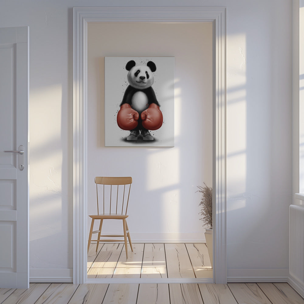 PANDA-BOXER | Leinwand-Bilder