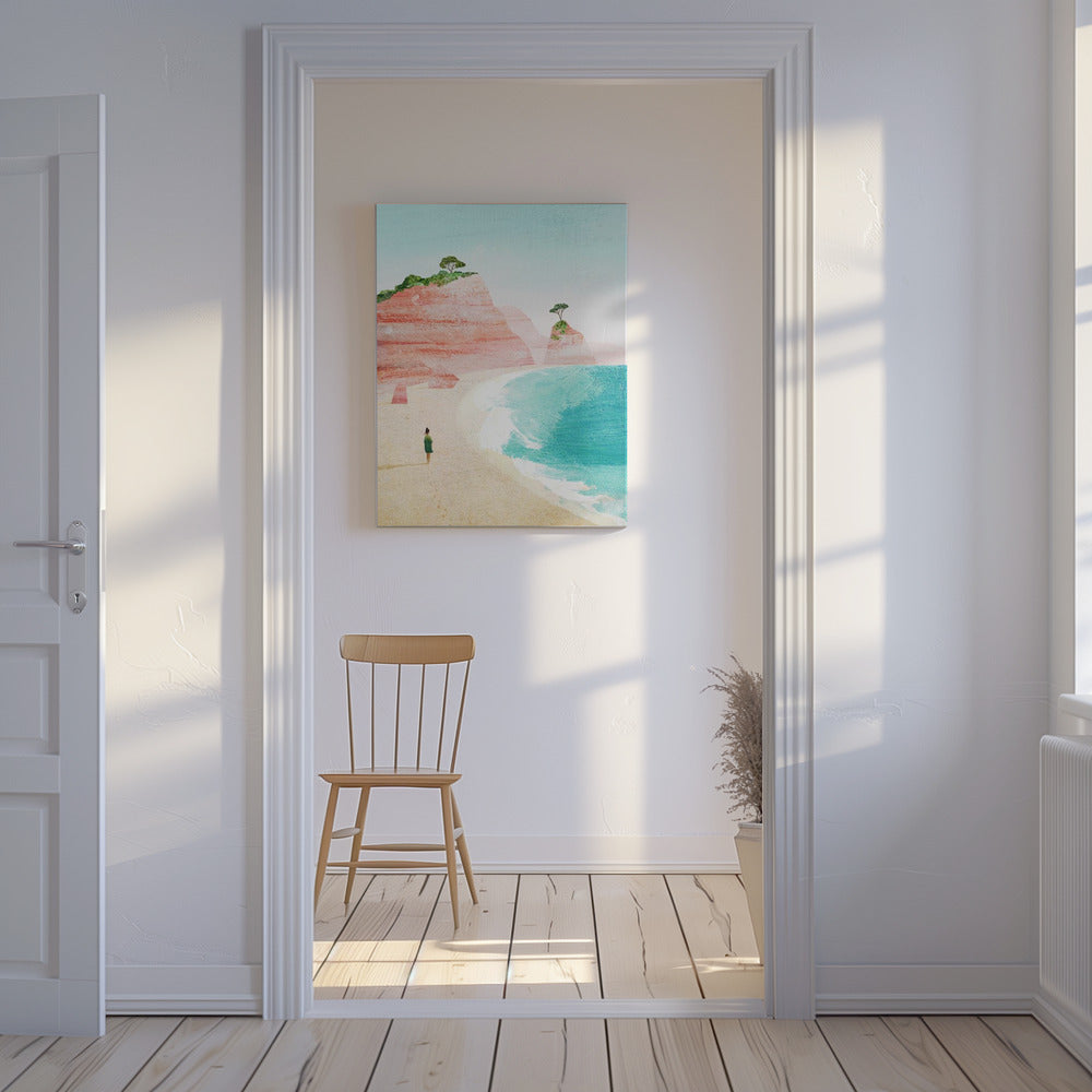 Fille de la plage IV | Tableaux sur Toile